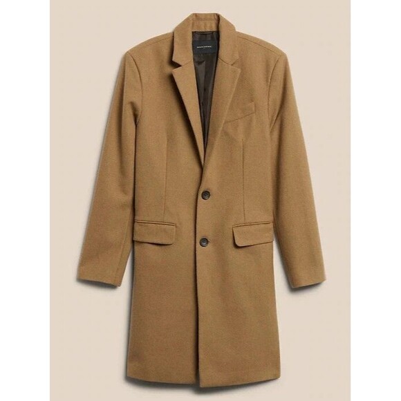 Banana Republic Other - NEW Banana Republic Wool Blend Topcoat Camel Brown Men's XS $249 594210 NWT